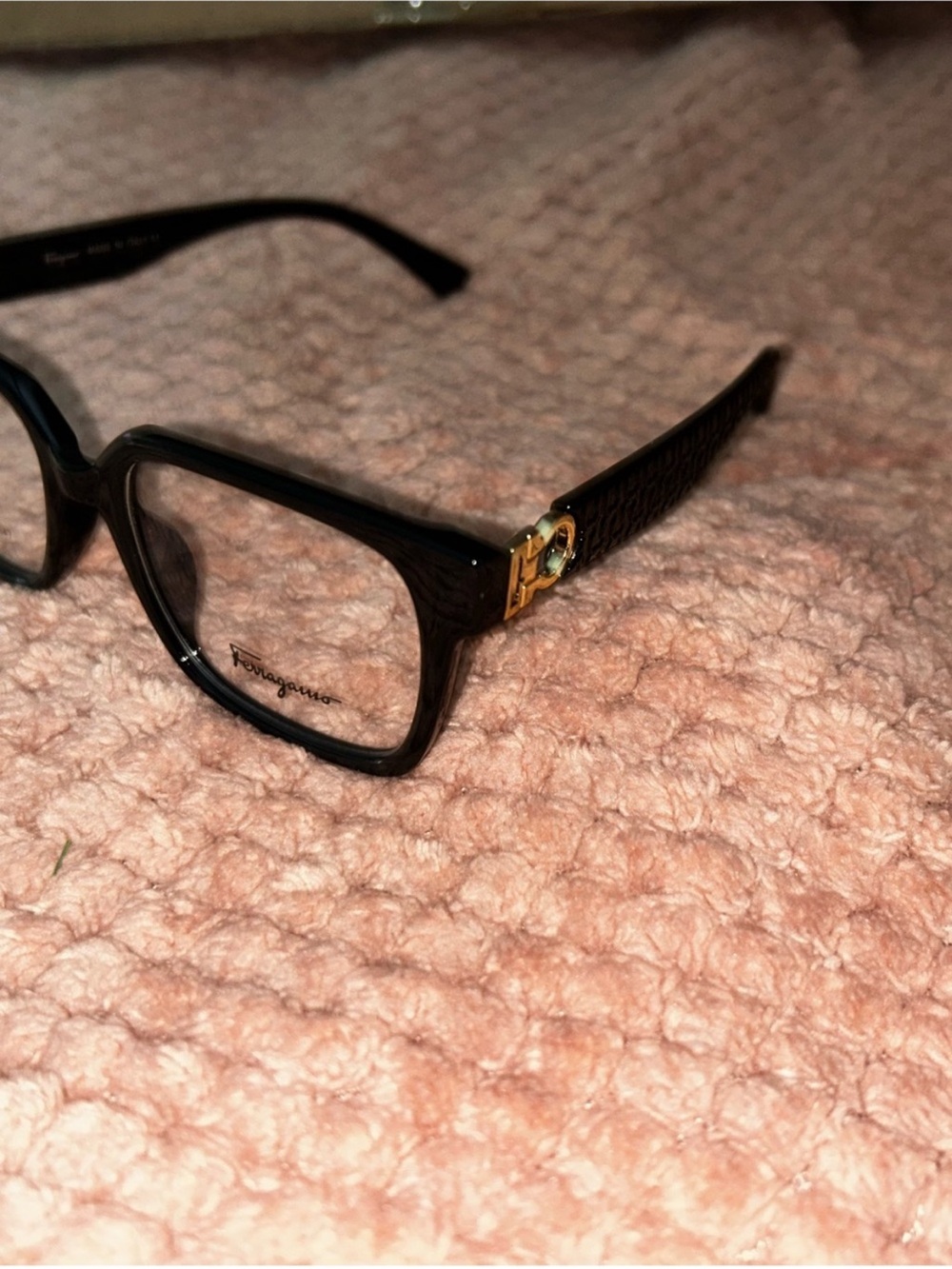 Black Square Optical Glasses with Accent- fashion Size:54▪️17-147